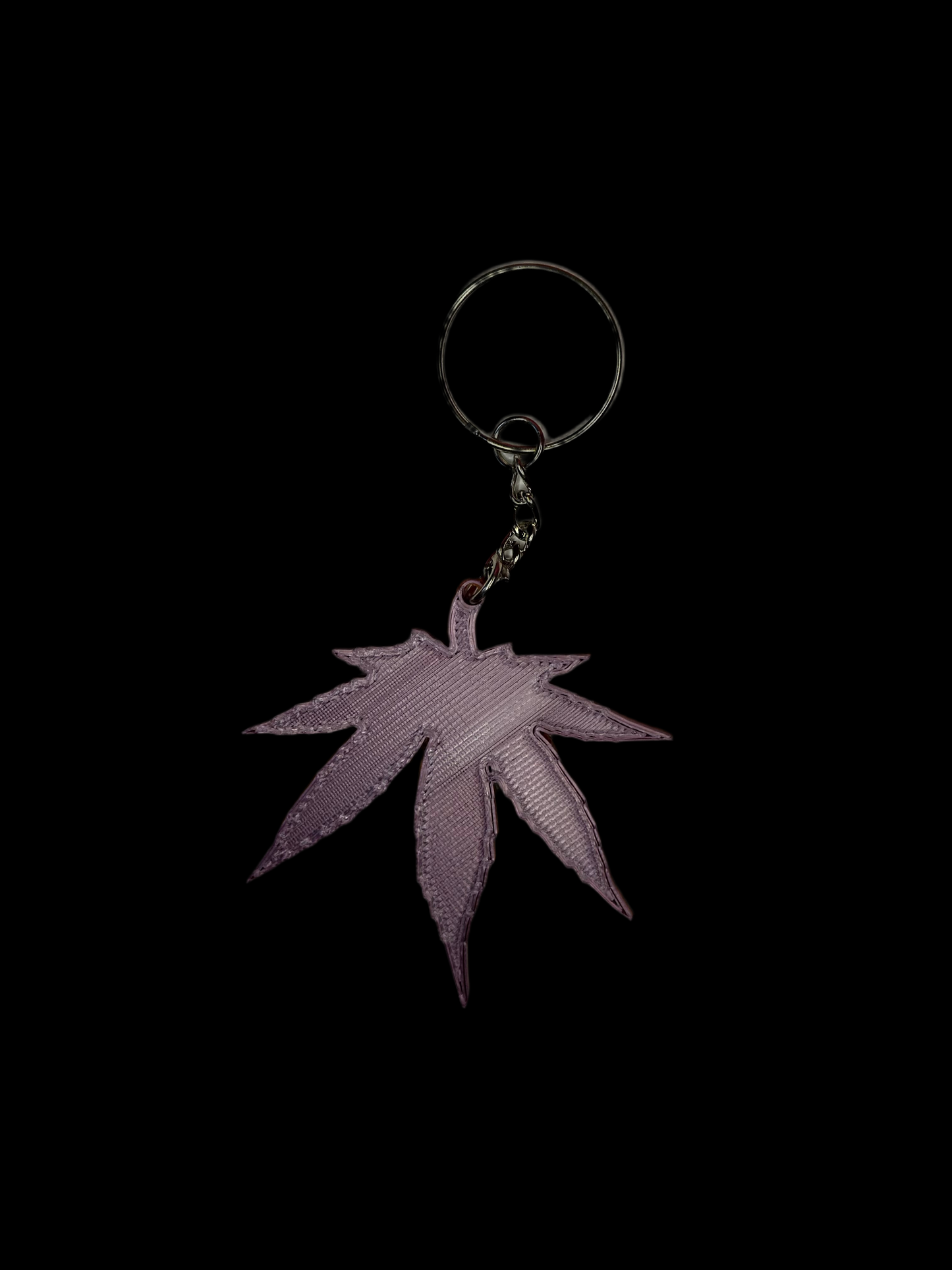 Cannabis Leaf Keychain