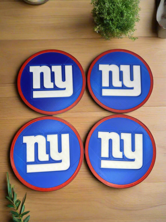 NY Giants coasters
